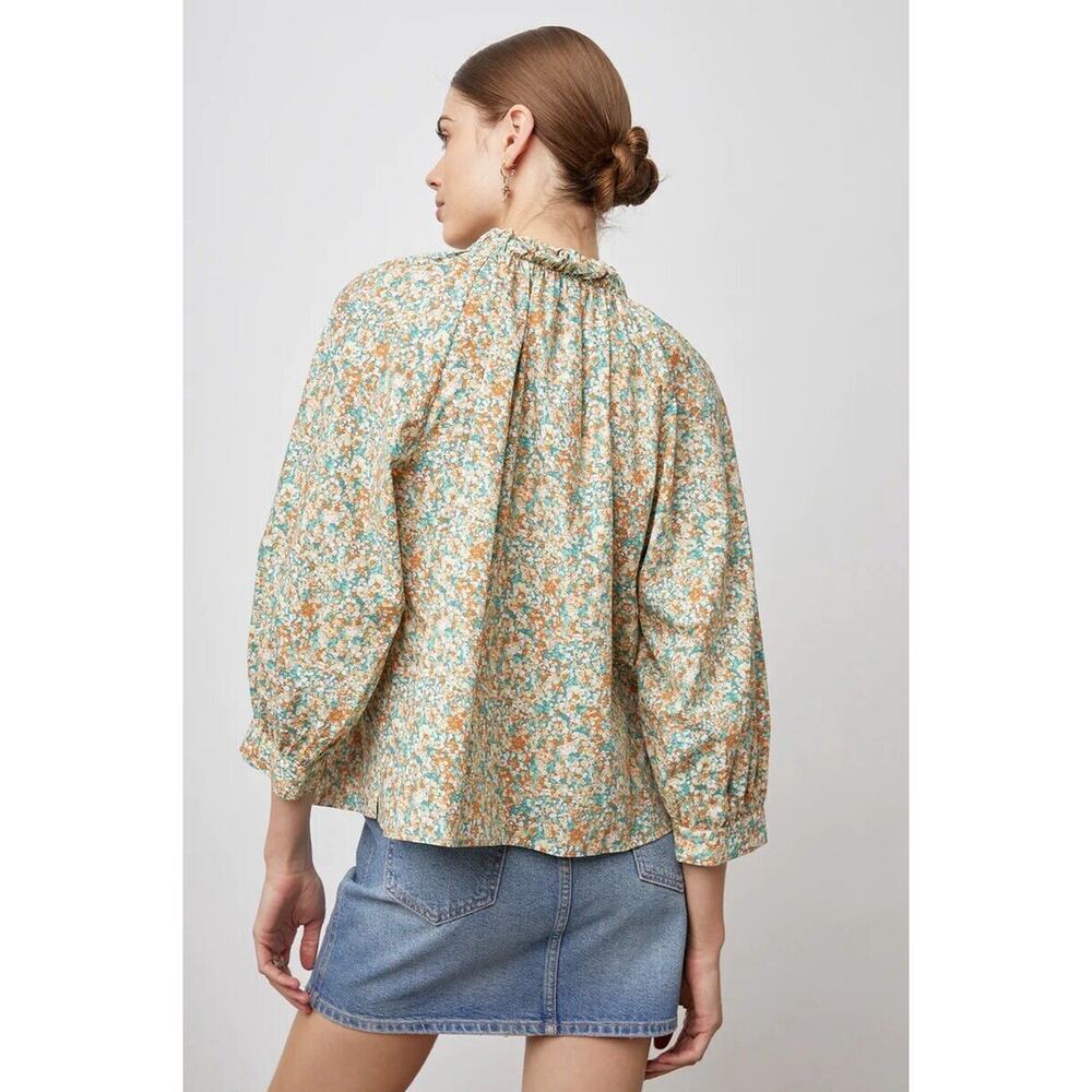 RAILS Amal Floral Blouse Small Long Sleeve Multi Top - Picture 2 of 13